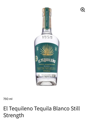 El Tequileno Tequila Blanco Still Strength 100