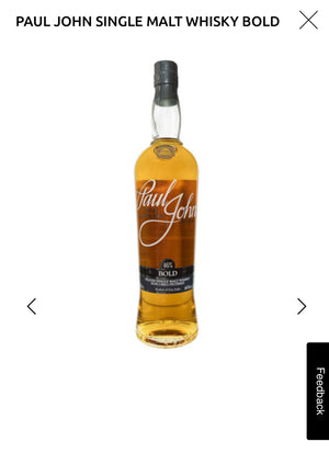 Paul John Single Malt Whisky Bold 92