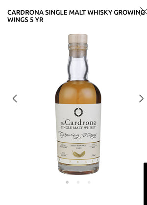 Cardrona Single Malt Whisky Growing Wings 5 Yr 127.8