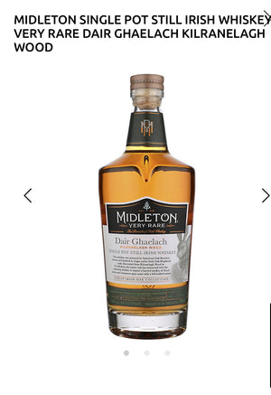 Midleton Single Pot Still Irish Whiskey Very Rare Dair Ghaelach Kilranelagh Wood 113.6