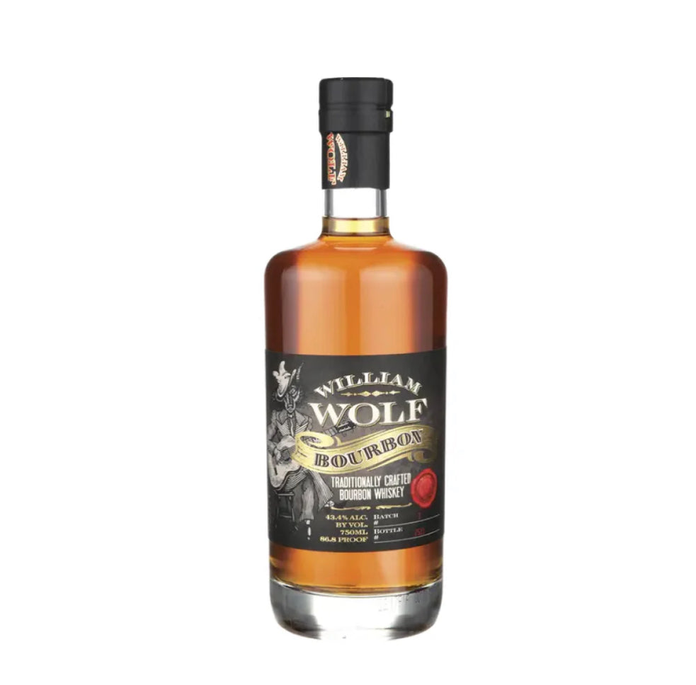 WILLIAM WOLF BRANDS STRAIGHT BOURBON 750ML