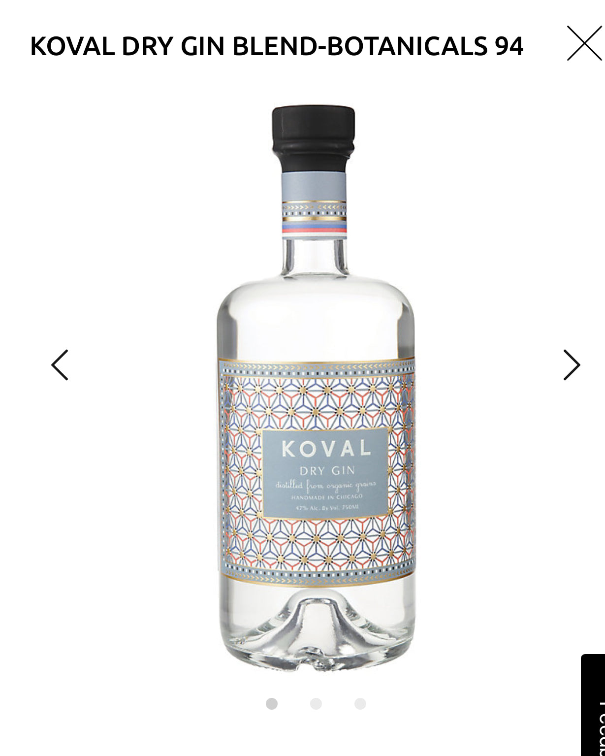 Koval Dry Gin 94