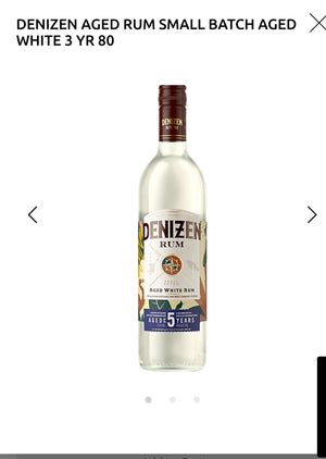 Denizen Small Batch Aged White Rum 3 Yr