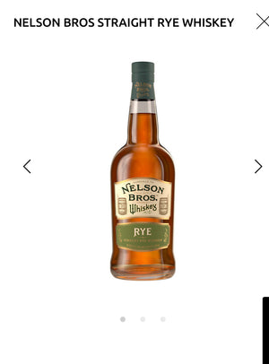 Nelson Bros Straight Rye Whiskey 92.5