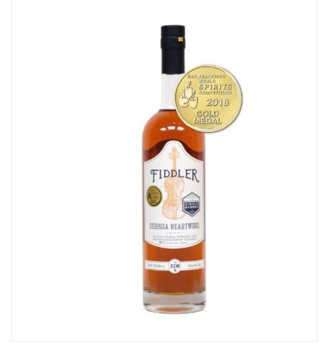 Fiddler Georgia Heartwood Bourbon 750ml