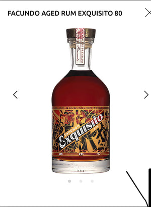 Facundo Aged Rum Exquisito 80