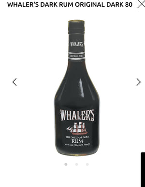 Whaler's Dark Rum Original Dark 80