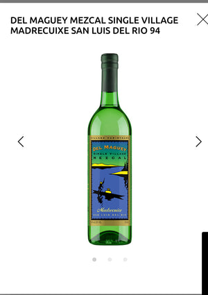 Del Maguey Mezcal Single Village Madrecuixe San Luis Del Rio 94