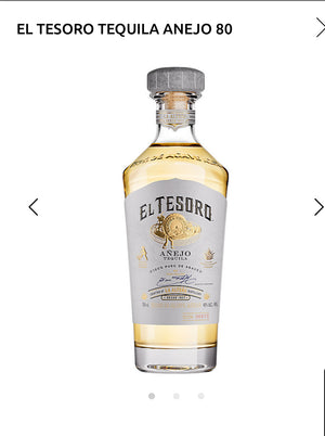 El Tesoro Tequila Anejo 80