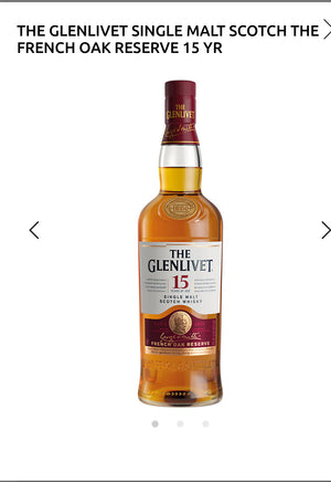 The Glenlivet Single Malt Scotch The French Oak Reserve 15 Yr 80 With Carton