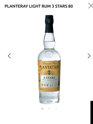 Planteray Light Rum 3 Stars 82.4 1L