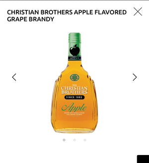 CHRISTIAN BROTHERS APPLE FLAVORED GRAPE BRANDY