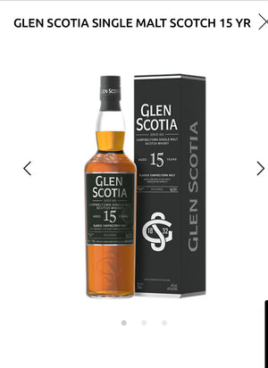 Glen Scotia Single Malt Scotch 15 Yr 92