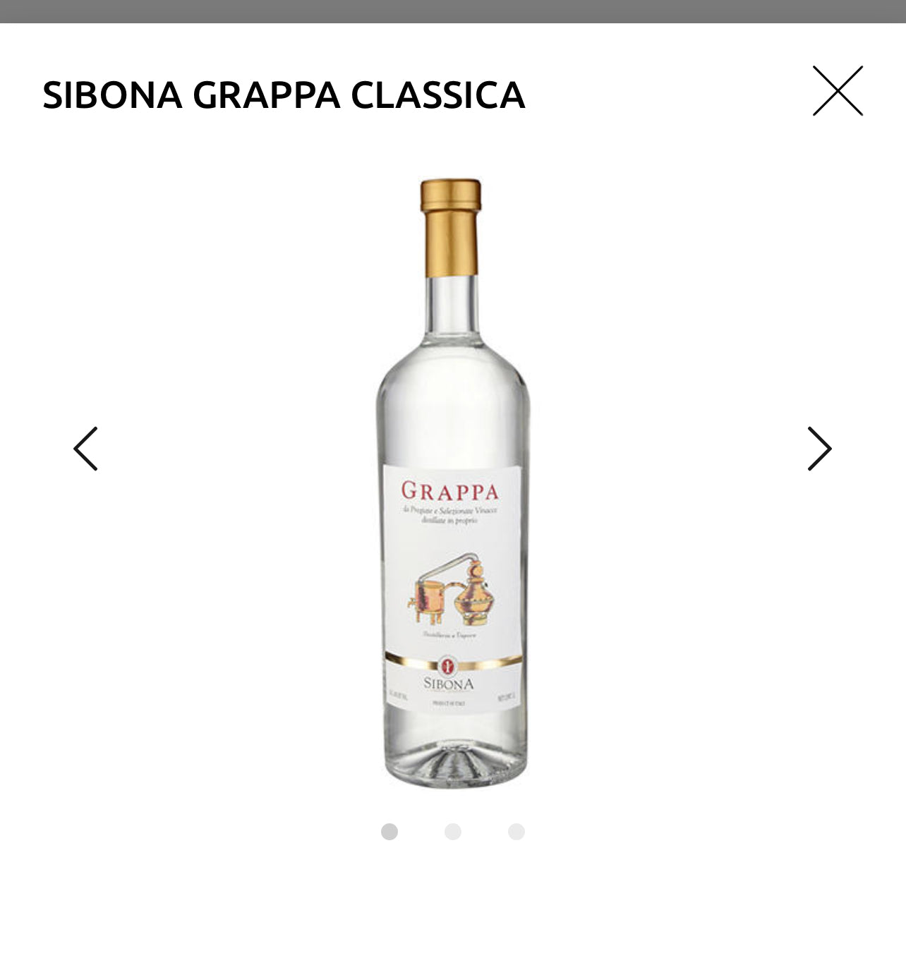 SIBONA GRAPPA CLASSICA