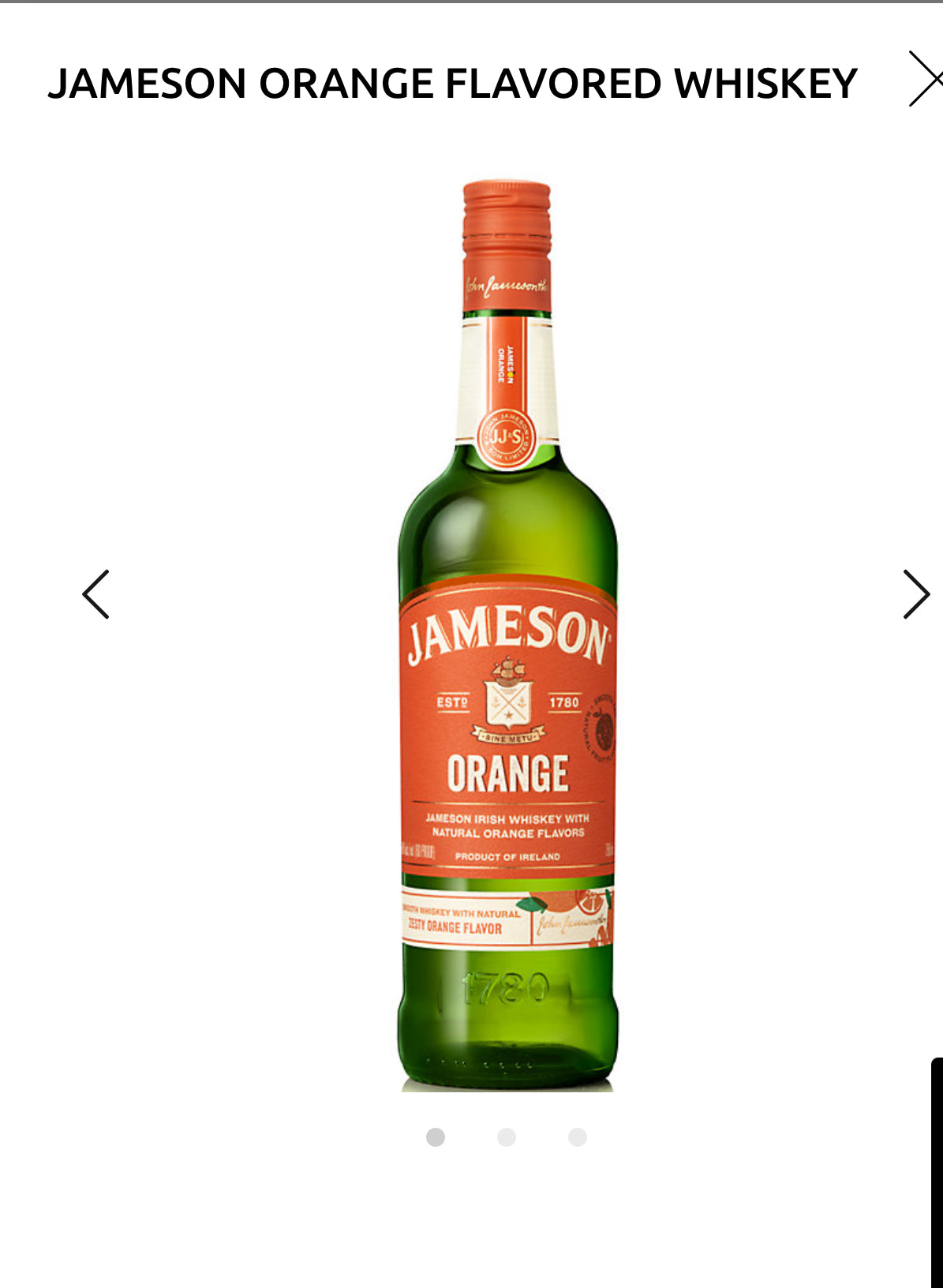 Jameson Orange Flavored Whiskey-Other