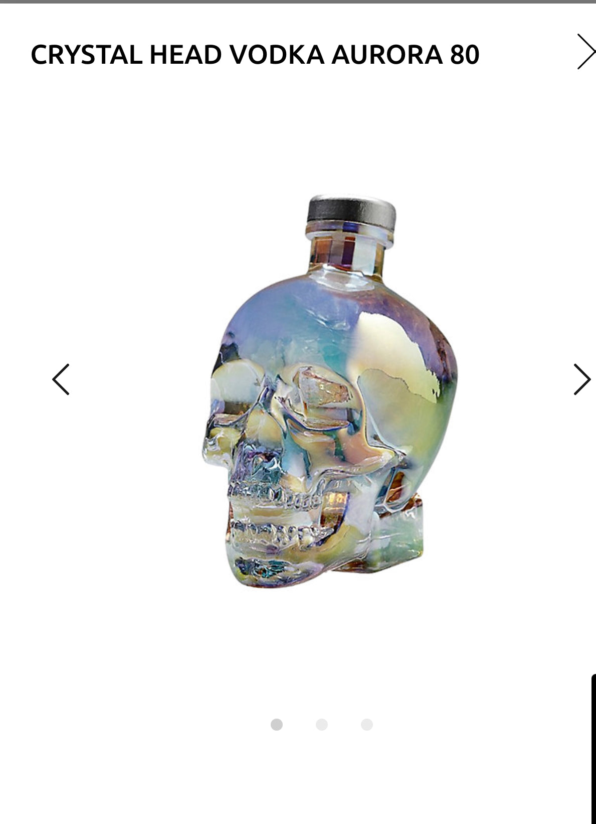 CRYSTAL HEAD VODKA AURORA 80