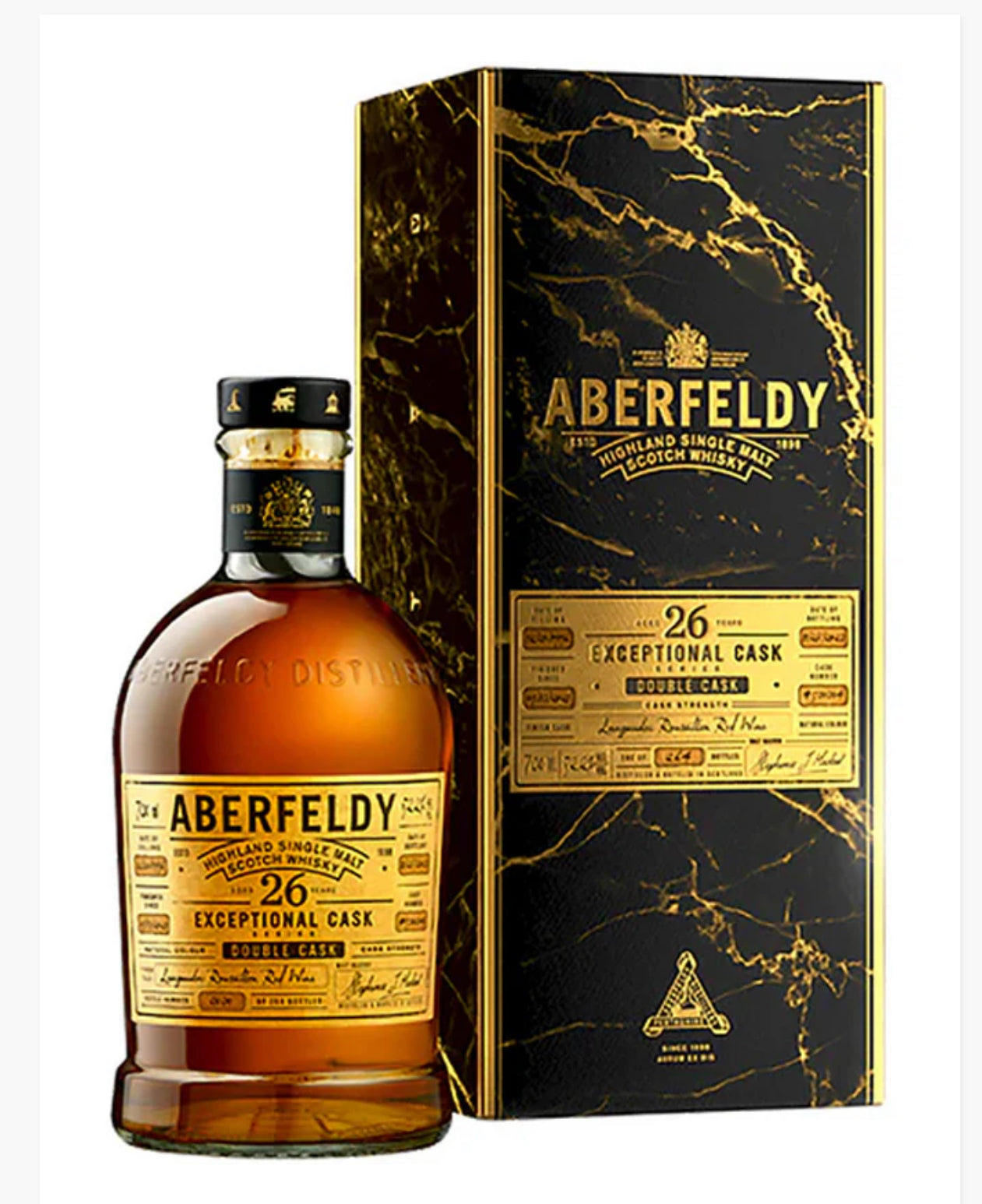 Aberfeldy Single Malt Scotch Exceptional Cask Series Double Cask 26 Yr 104.4
