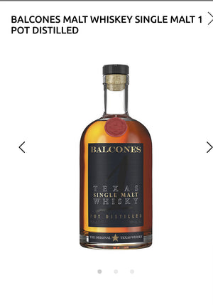 Balcones Texas Single Malt Whisky 1 Pot Distilled 106