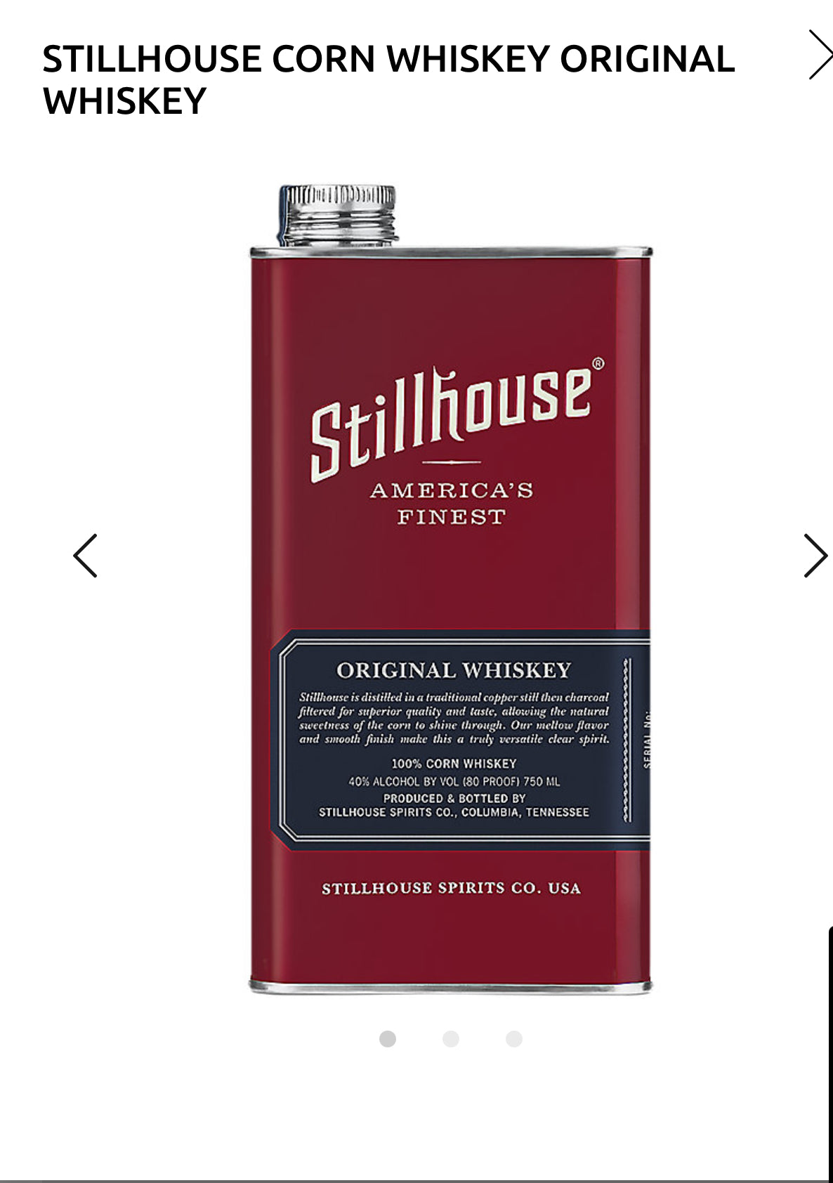 Stillhouse Original Whiskey 80