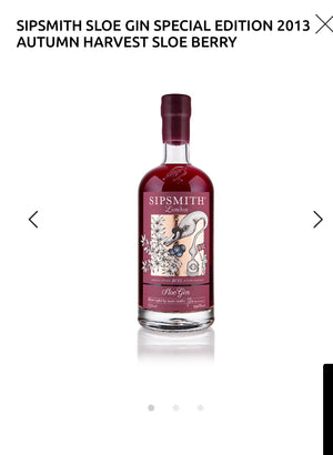 Sipsmith Sloe Gin Special Edition 2013 Autumn Harvest 58