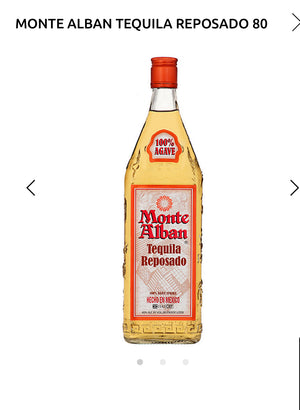 Monte Alban Tequila Reposado 80 1L