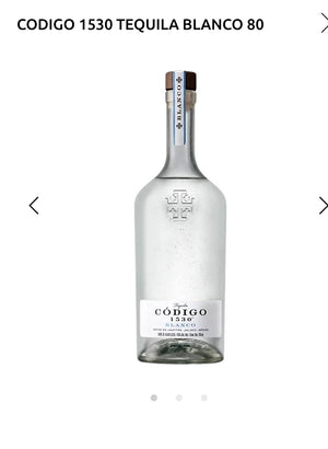 Codigo 1530 Tequila Blanco 80 1L