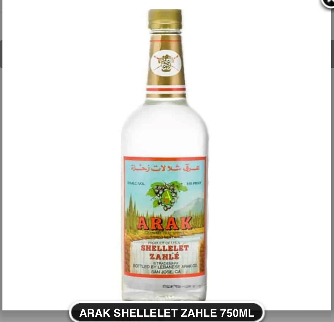 ARAK SHELLELET ZAHLE 750ML