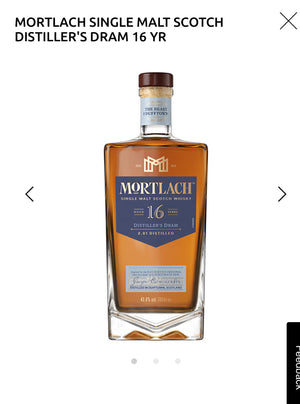 Mortlach Single Malt Scotch Distiller's Dram 16 Yr 86.8