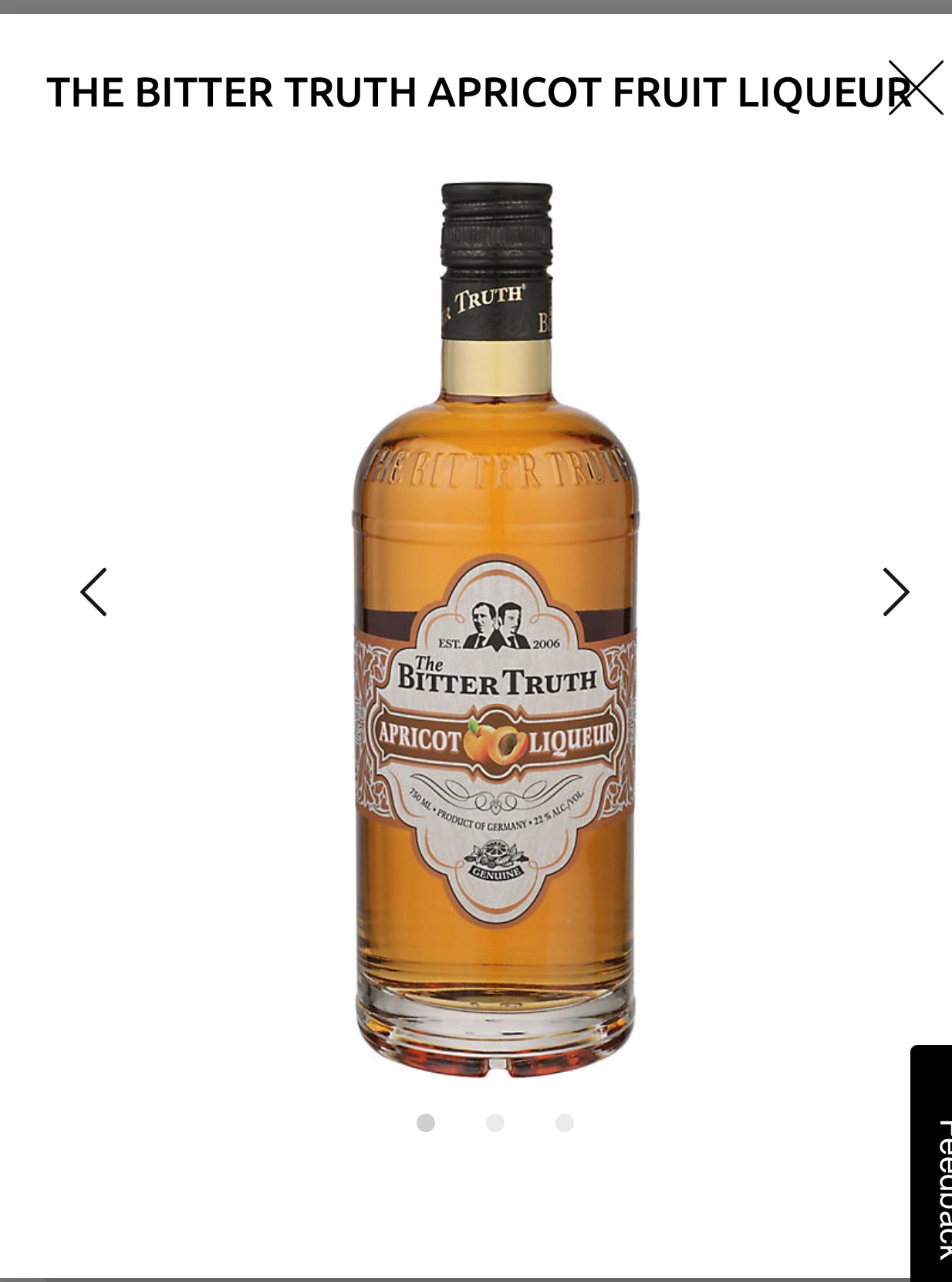 The Bitter Truth Apricot Liqueur