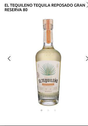 El Tequileno Tequila Reposado Gran Reserva 80