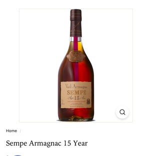 Sempe Armagnac 15 Yr 80