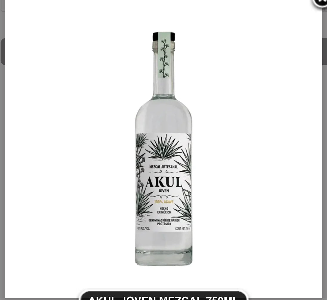 AKUL JOVEN MEZCAL 750ML