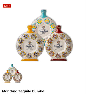 Mandala Tequila Bundle silver reposado anejo