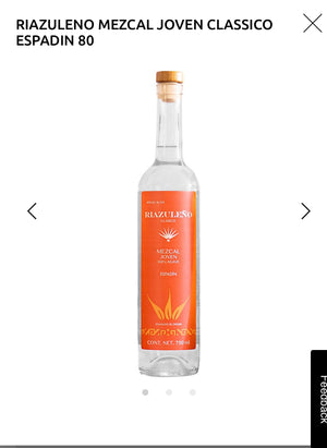 Riazuleno Mezcal Joven Classico Espadin