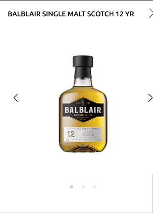 Balblair Single Malt Scotch 12 Yr 92
