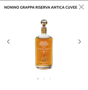 NONINO GRAPPA RISERVA ANTICA CUVEE