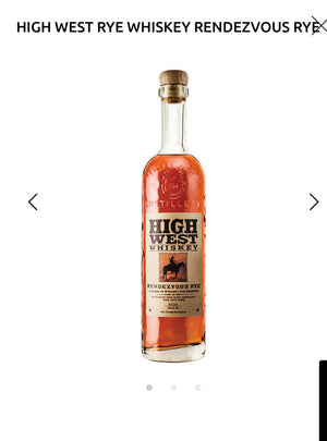 High West Rye Whiskey Rendezvous Rye 92