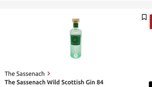 The Sassenach Wild Scottish Gin 84