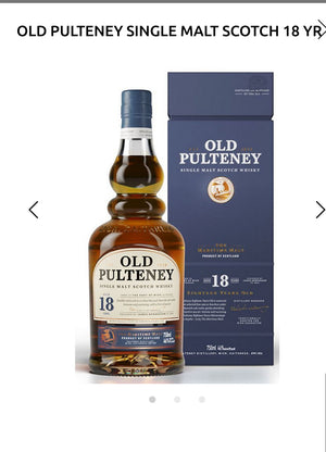 Old Pulteney Single Malt Scotch 18 Yr 92