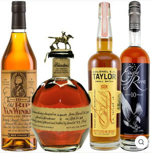 Old Rip Van Winkle, Blanton's, E.H Taylor & Eagle Rare Whiskey Bundle