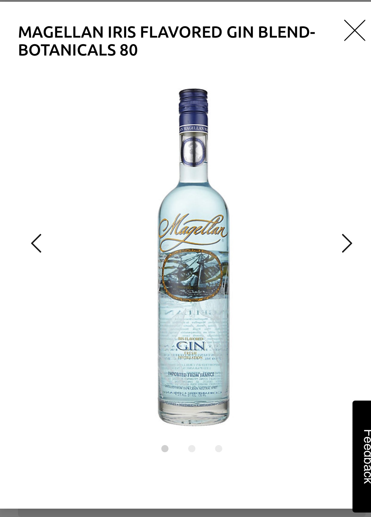 Magellan Iris Flavored Gin 88