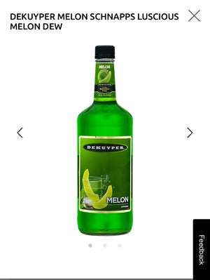 Dekuyper Melon Schnapps Luscious Melon Dew 46