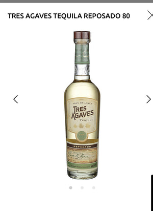 Tres Agaves Tequila Reposado 80