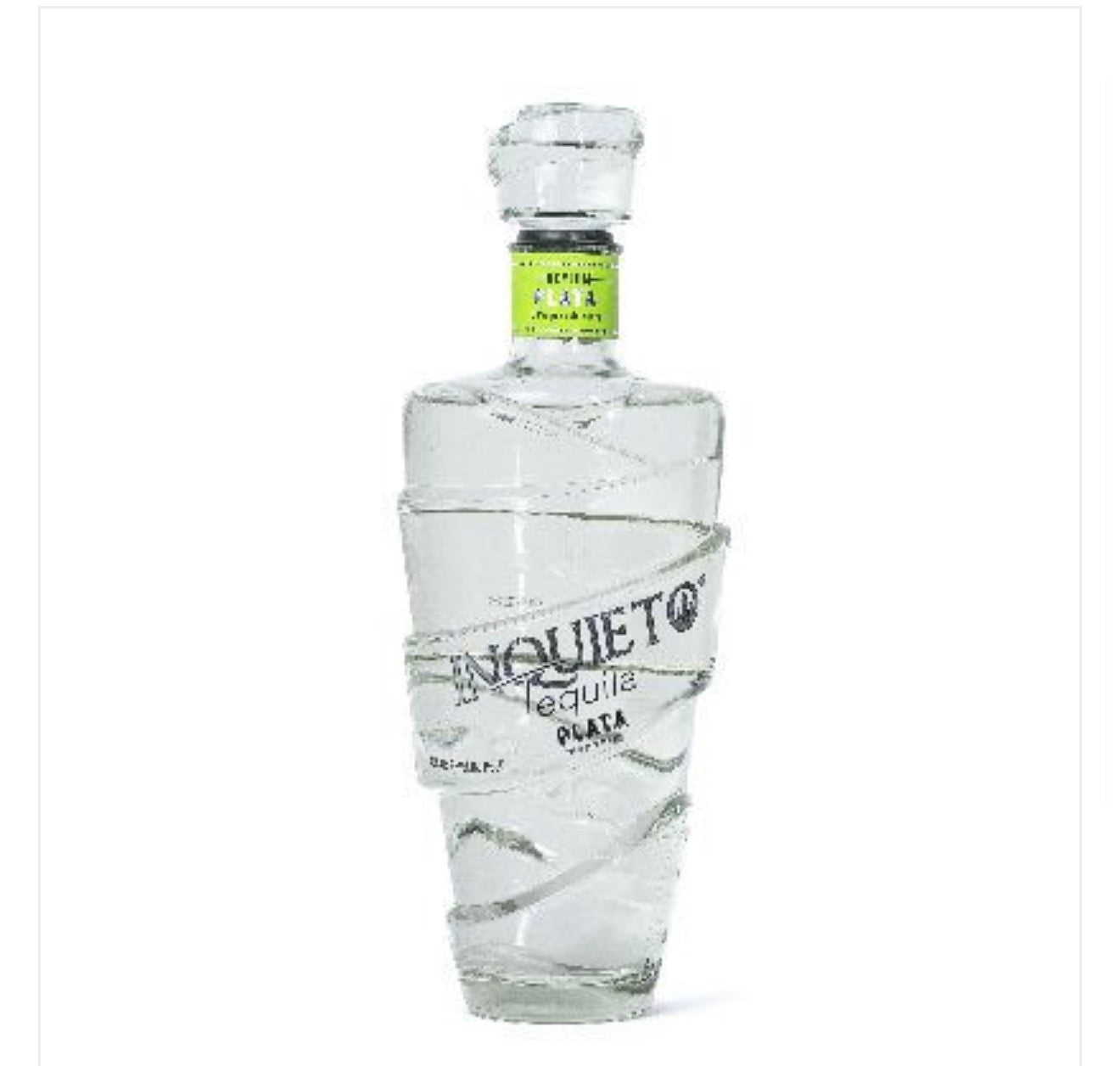 Inquieto Plata Tequila 750ml