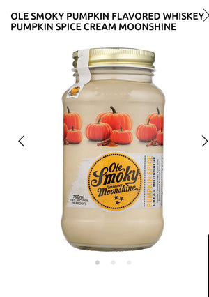 Ole Smoky Pumpkin Spice Cream Moonshine 35