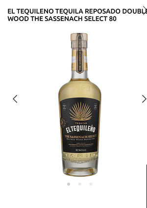 El Tequileno Tequila The Sassenach Select Double Wood Reposado 84
