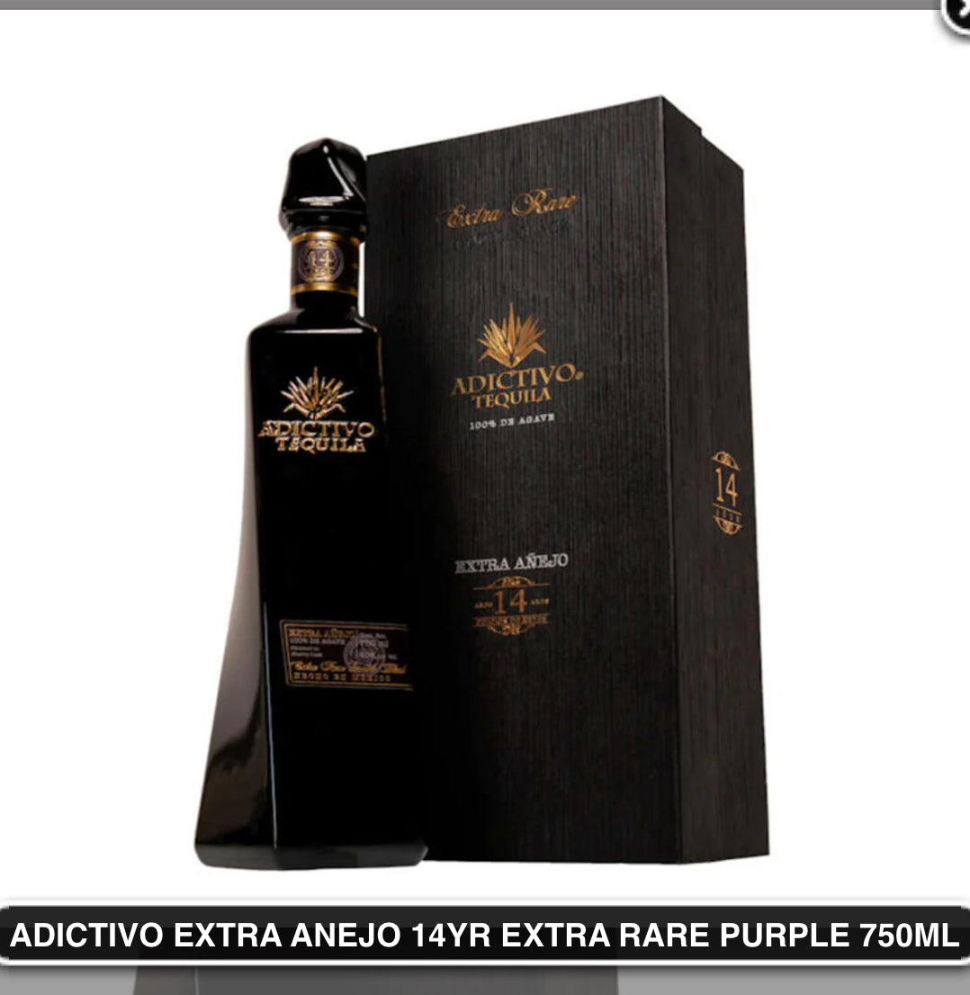 ADICTIVO EXTRA ANEJO 14YR EXTRA RARE PURPLE 750ML
