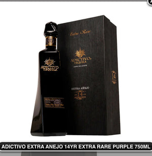 ADICTIVO EXTRA ANEJO 14YR EXTRA RARE PURPLE 750ML