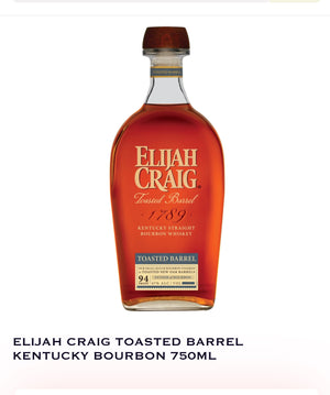 ELIJAH CRAIG TOASTED BARREL KENTUCKY BOURBON 750ML