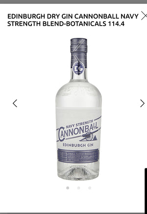 Edinburgh Dry Gin Cannonball Navy Strength 114.4